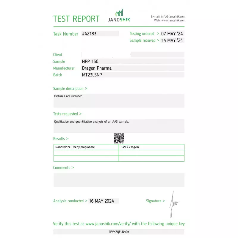 NPP 150 150 mg/ml 10 ml by Dragon Pharma, Europe