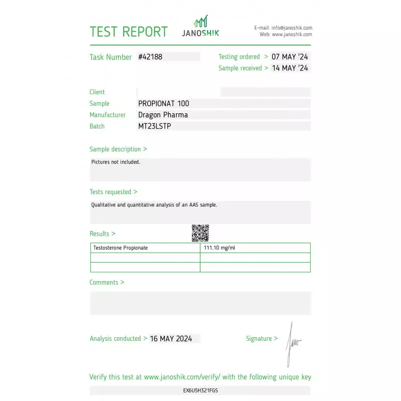 PROPIONAT 100 100 mg/ml 10 ml by Dragon Pharma, Europe