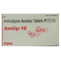 Amlip 10 mg 10 mg/tab 200 tabs by Cipla, India